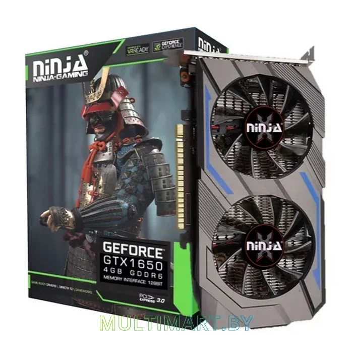 Видеокарта Sinotex Ninja GeForce GTX 1650 4GB GDDR6 (NK165DF46F)